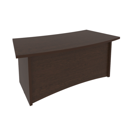 Стол руководителя криволинейный KSR-2 Венге 1800*940*765
