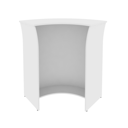 Стойка угловая (радиусный элемент-ХДФ) А.РС-5 ХДФ Белый