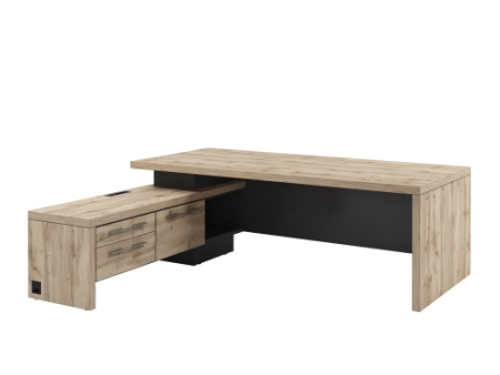 Стол Т-22.1000л с блоком розеток. Размер: 2200*2000*750