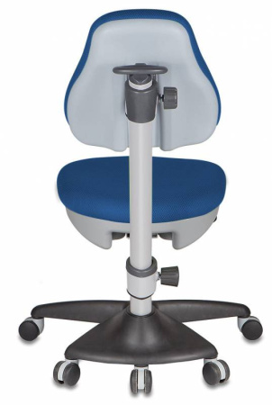 Кресло детское Бюрократ KD-2 синий TW-10 крестов. пластик