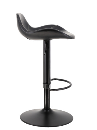 Стул Барный Everprof Glory Экокожа Черный