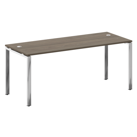 Стол рабочий руководителя на П-обр. м/к БП.СРР-5.7 Вяз/Нерж. сталь