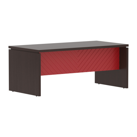 Стол руководителя TLST 189 Венге Магия Z/Красный 1800х900х750