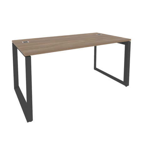 Стол рабочий руководителя на О-образном м/к O.MO-SRR-4.8 Дуб аризона/Антрацит металл 1580*800*750
