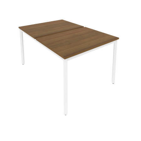 Рабочая станция на металлокаркасе С.СП-3.3 Орех/Белый металл