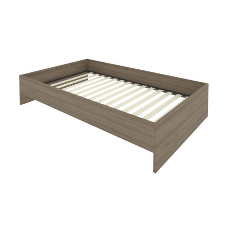 Light Кровать с ортопедическим основанием без изголовья С-К-120 Вяз 1250*2050*400