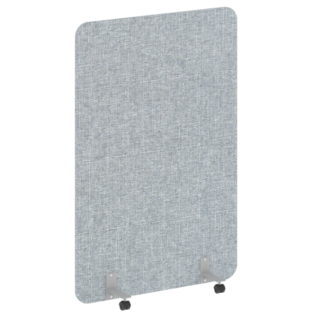 Перегородка на металлических опорах, на роликах AP.R-120-180 Romeo 13/Серый металл