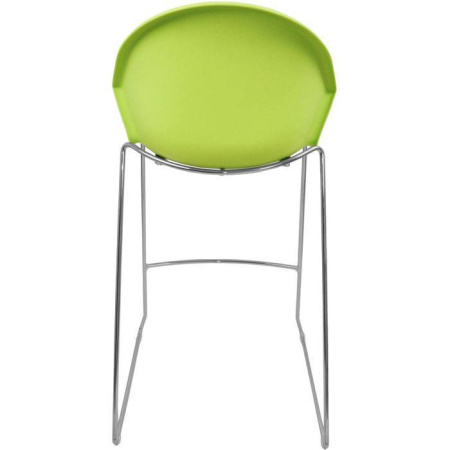 Барный стул ITALSEAT Smile-Bar салатовый пластиковый, цвет Verde 736