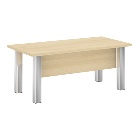 Стол руководителя M-LT.D-18.1 Акация/Нерж. сталь 1800*900*750