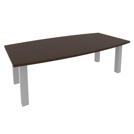 Стол переговорный KPRG-1 Венге/Серые опоры 2400*1200*750