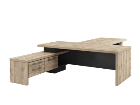 Стол Т-922.0000л с брифингом 1700 мм. Размер: 2200*3700*750