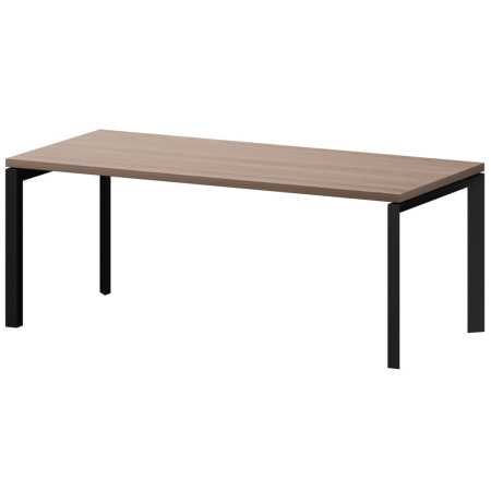 Стол руководителя на металлокаркасе КТМ-20.38 Темный шимо 2000x900x750