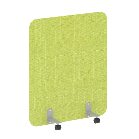 Перегородка на металлических опорах, на роликах AP.R-100-120 Romeo 07/Серый металл