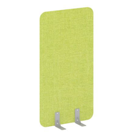 Перегородки на металлических опорах на фетровых подпятниках AP.F-80-180 Romeo 07/Серый металл