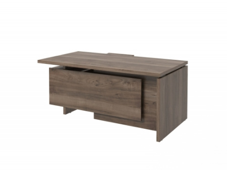 Стол FB-117R.DD правый. Фурнитура ЧЕРНАЯ. Размер: 1700*1800*750 мм