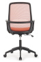 Кресло Fast W-207 Чёрный пластик/Оранжевая сетка 60-62-97*105
