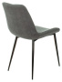 Стул для кухни Бюрократ KF-6 серый металл черный на ножках (KF-6/ALFA44)