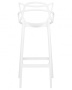 Стул барный DOBRIN MASTERS BAR, белый (W-02)