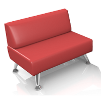 Двухместный диван без подлокотников Лайт  2 Двухместный диван без подлокотников Лайт  2