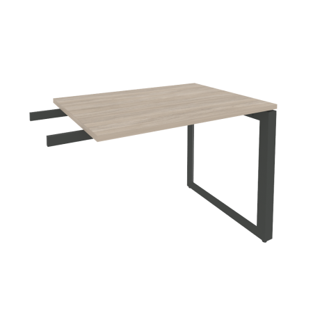 Брифинг-приставка на О-образном м/к O.MO-BR-9 Дуб аттик/Антрацит металл 980*720*750