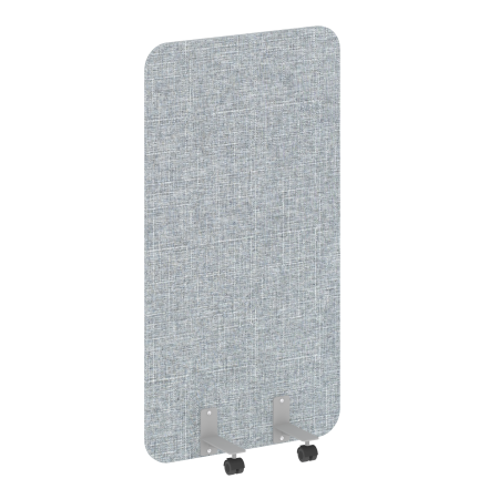 Перегородка на металлических опорах, на роликах AP.R-80-150 Romeo 13/Серый металл