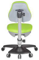 Кресло детское Бюрократ KD-2 салатовый TW-18 крестов. пластик