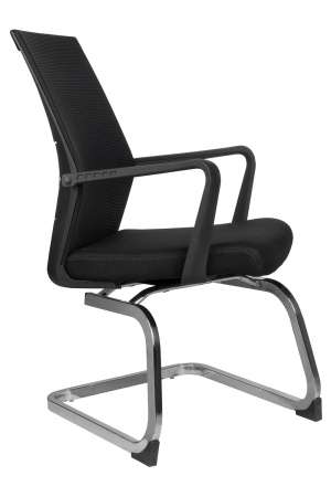 Кресло Like RCH G818 Чёрная сетка на полозьях (крутящееся)