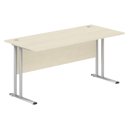 Стол письменный СП-4М Клен*/серебро