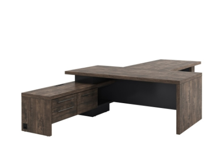 Стол Т-920.1000л с блоком розеток и брифингом 1700 мм. Размер: 2000*3700*750