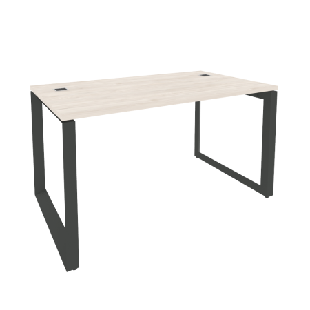 Стол рабочий руководителя на О-образном м/к O.MO-SRR-3.8 Денвер светлый/Антрацит металл 1380*800*750