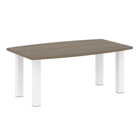 Стол переговорный LT.SP-3 Вяз/Белые опоры 1800*1100*750