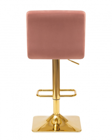Стул барный DOBRIN GOLDIE, пудрово-розовый велюр (MJ9-32)