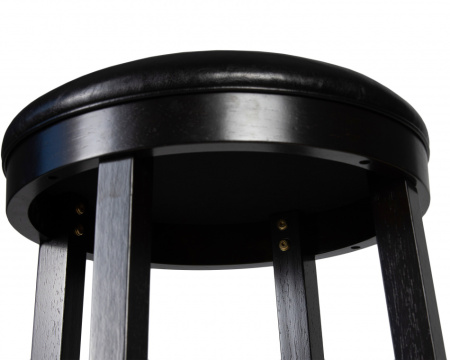 Круглый барный табурет DOBRIN BOB BAR, капучино, черный Круглый барный табурет DOBRIN BOB BAR, капучино, черный