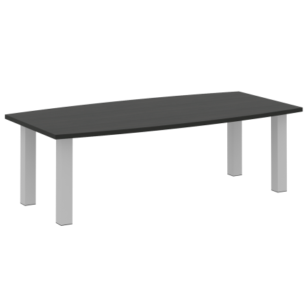 Стол переговорный LT.SP-2 Суар тёмный/Серые опоры 2400*1200*750