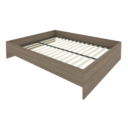 Light Кровать с ортопедическим основанием без изголовья С-К-160 Вяз 1650*2050*400