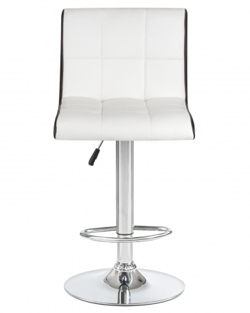 Стул барный DOBRIN CANDY, бело-чёрный