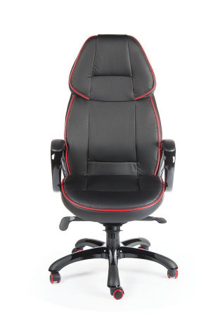 Кресло Геймерское "Виннер" CX0248H01 black+red piping