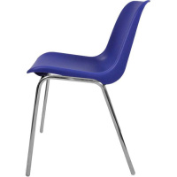 Стул ITALSEAT Vicenza-4 синий пластиковый, цвет Blu RAL 5002