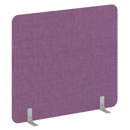 Перегородки на металлических опорах на фетровых подпятниках AP.F-160-140 Romeo 06/Серый металл