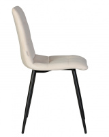 Стул для кухни DOBRIN CHILLY, Кремовый Holland 05, основание черное