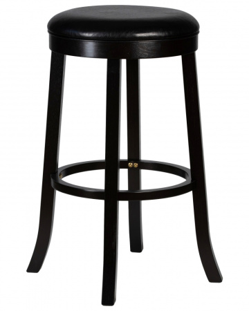 Круглый барный табурет DOBRIN BOB BAR, капучино, черный Круглый барный табурет DOBRIN BOB BAR, капучино, черный