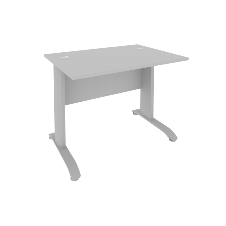 Стол письменный ПЛ.СП-1 Серый/Тёмно-серый металл