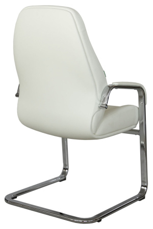 Кресло Orso-SF F385 нат.кожа белый (6207)