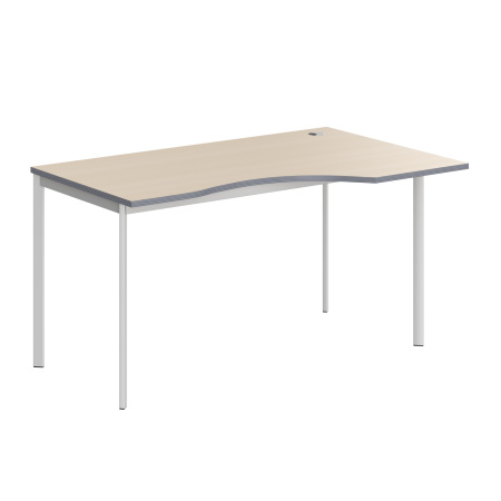 Стол эргономичный СА-2S(R) Клен/Белый