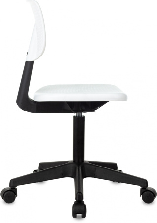 Кресло детское Бюрократ CH 200 белый пластик крестов. пластик