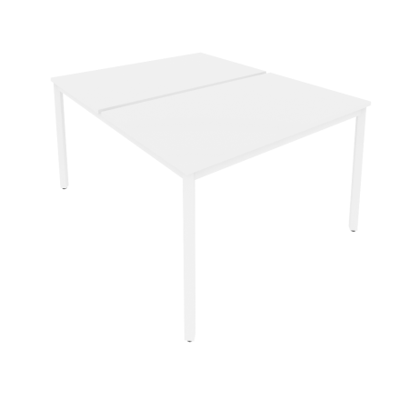 Рабочая станция на металлокаркасе С.СП-4.3 Белый/Белый металл