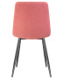 Стул для кухни DOBRIN ALEX, черные матовые ножки, розовая ткань (UF860-05B)