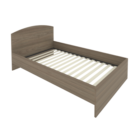 Light Кровать с ортопедическим основанием и изголовьем С-КИ-120 Вяз 1250*2050*900