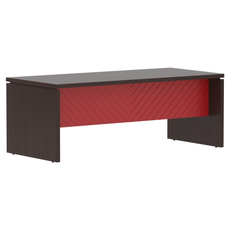 Стол руководителя TLST 209 Венге Магия Z/Красный 2000х900х750