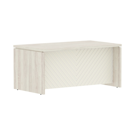 Стол руководителя TLST 169H Сосна Эдмонт Z/Латте 1600х900х750